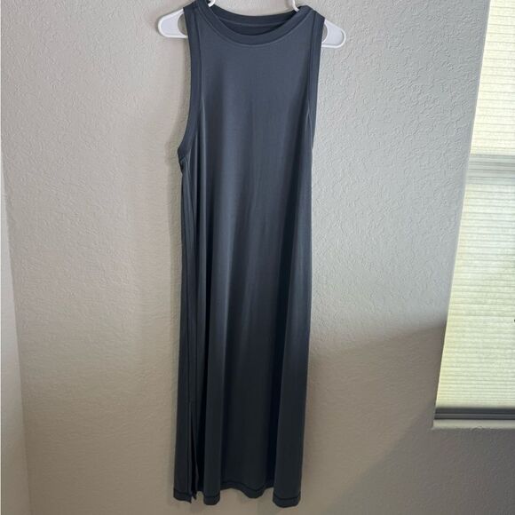 Lululemon Ease of it All Dress Graphite Grey Casual Minimal Comfort Lounge - Picture 2 of 8